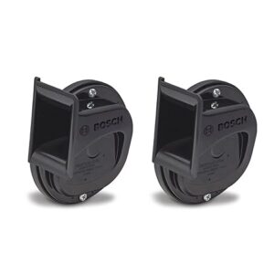 bosch symphony horn f002h10028 set of 2 dual tone car horns 12v, 420/500 hz, 105 118 db universally compatible